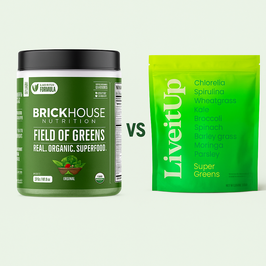 Field of Greens vs. Live It Up: Which Is Real Food?