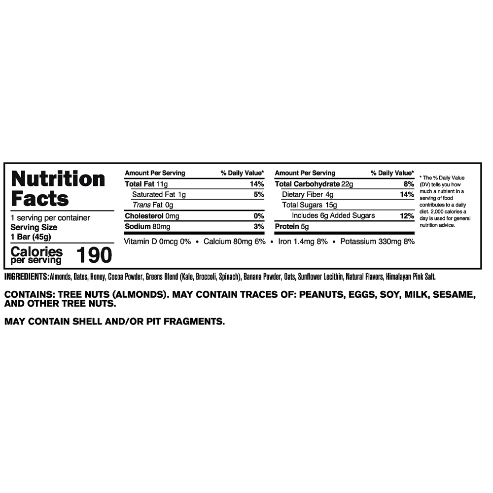 Whole in One Dark Chocolate Banana SFP