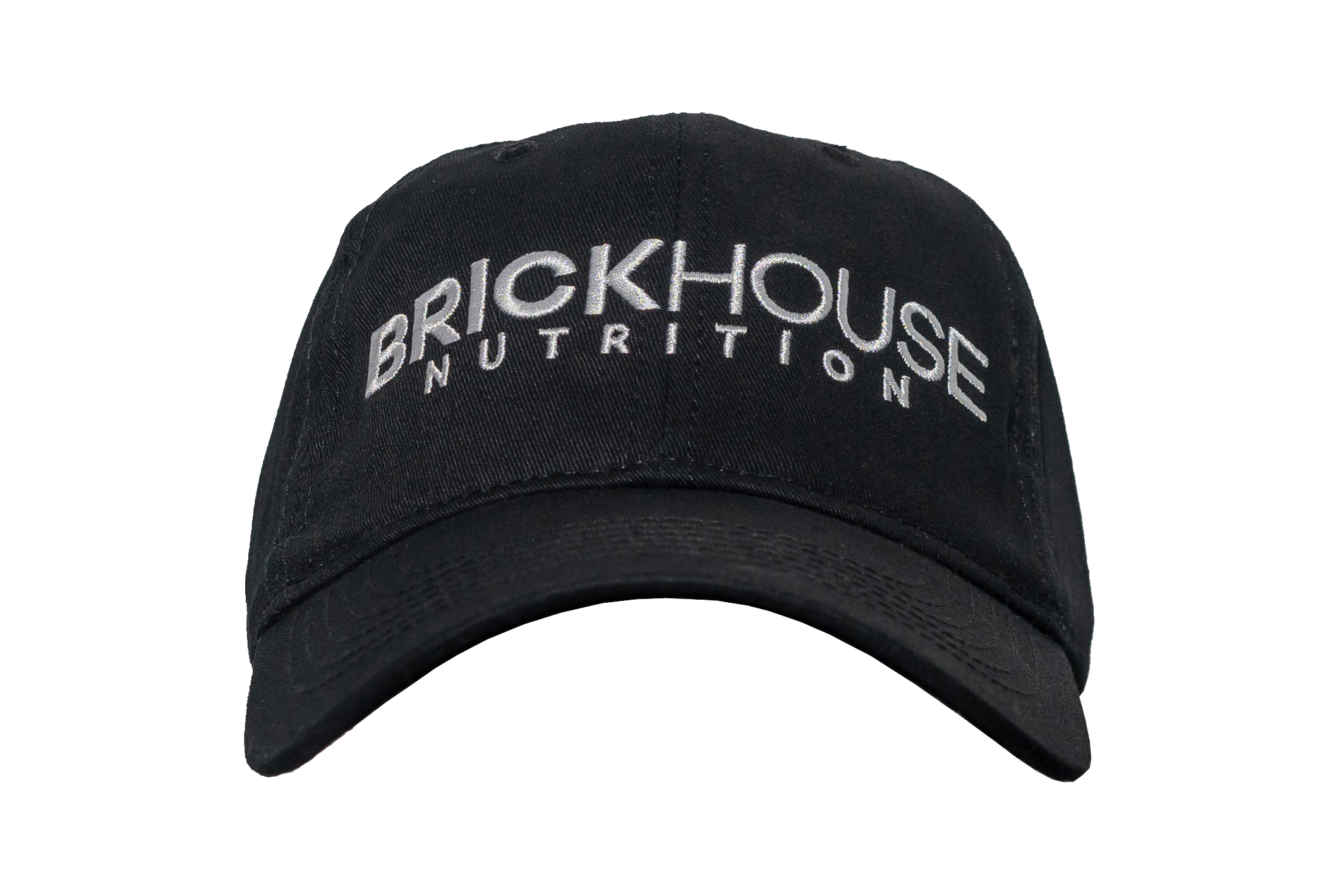 Brickhouse nutrition baseball hat black front