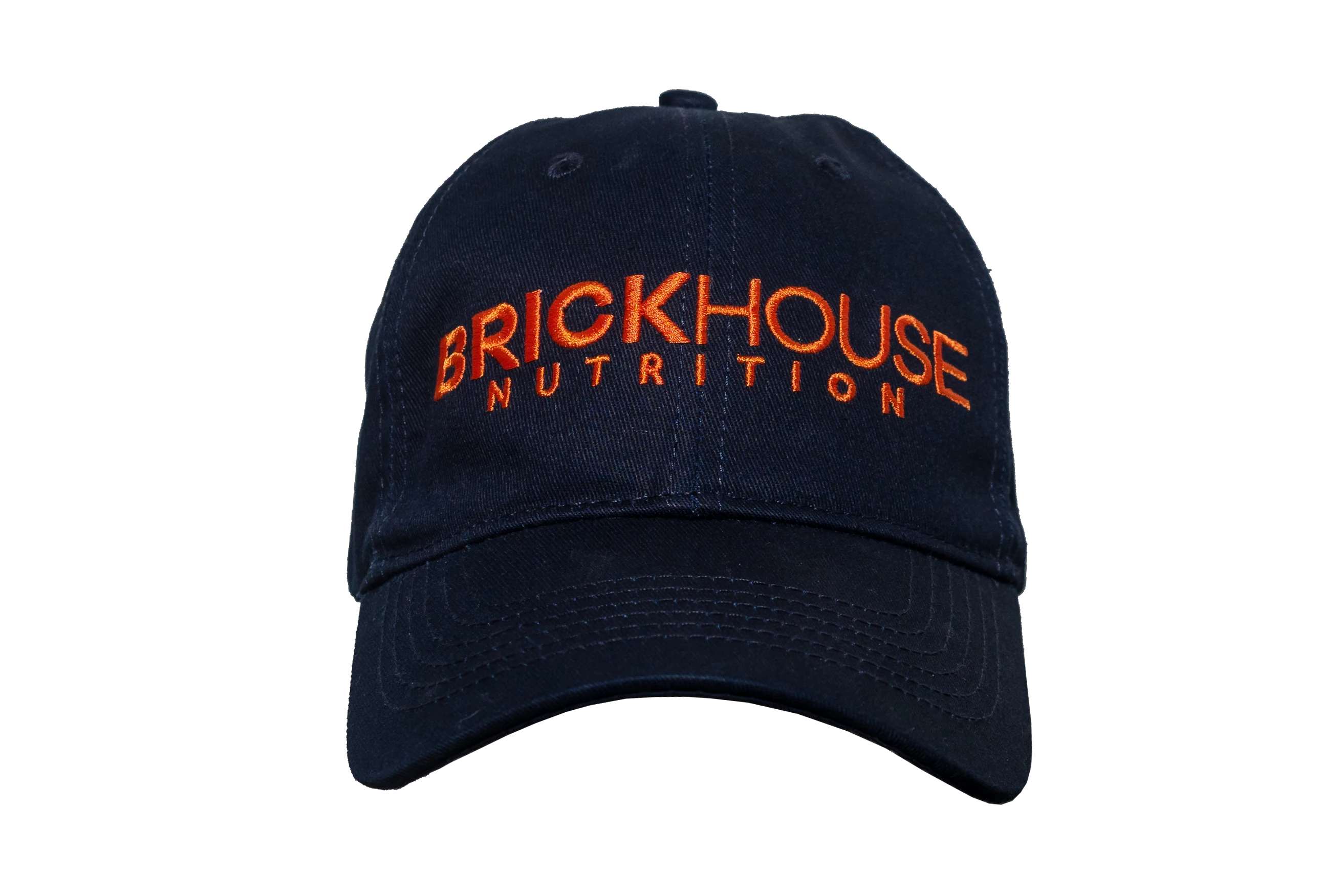 Brickhouse nutrition baseball hat blue front