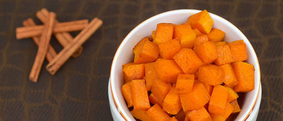 Coconut & Cinnamon Cubed Sweet Potatoes Thumbnail