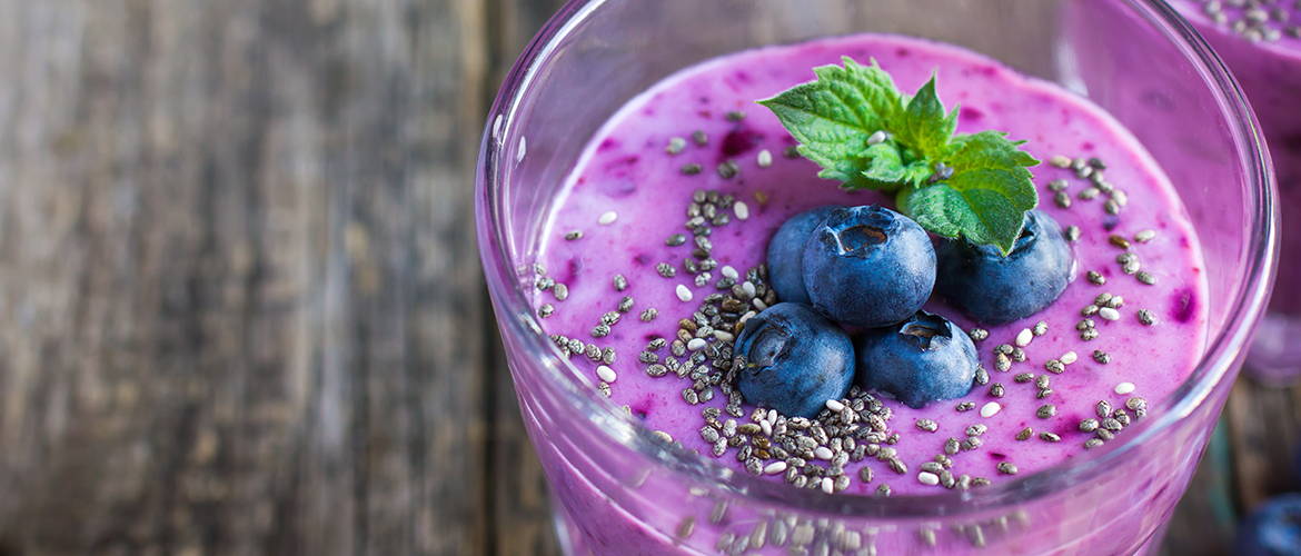 Collagen & Raw Honey Blueberry Smoothie - BrickHouse Nutrition