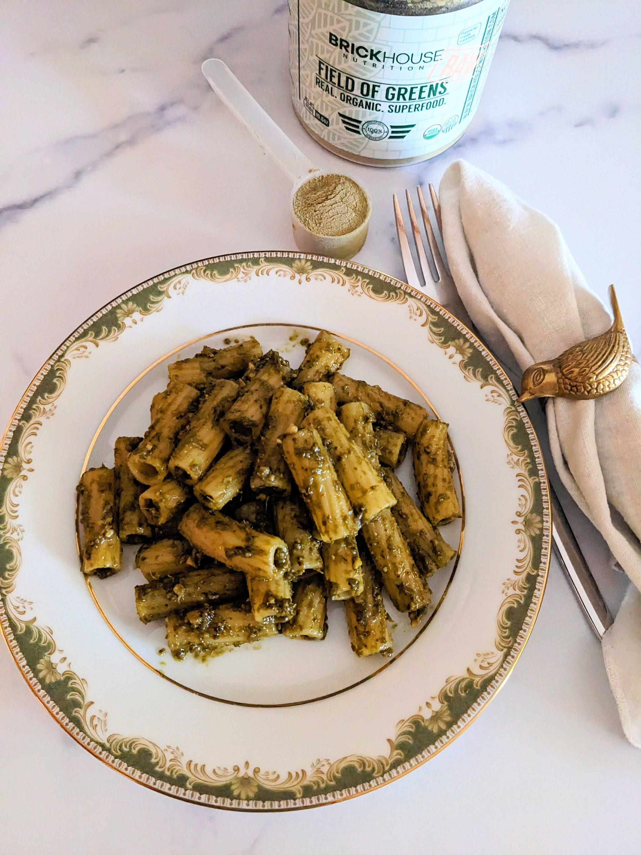 Superfood Pesto Pasta