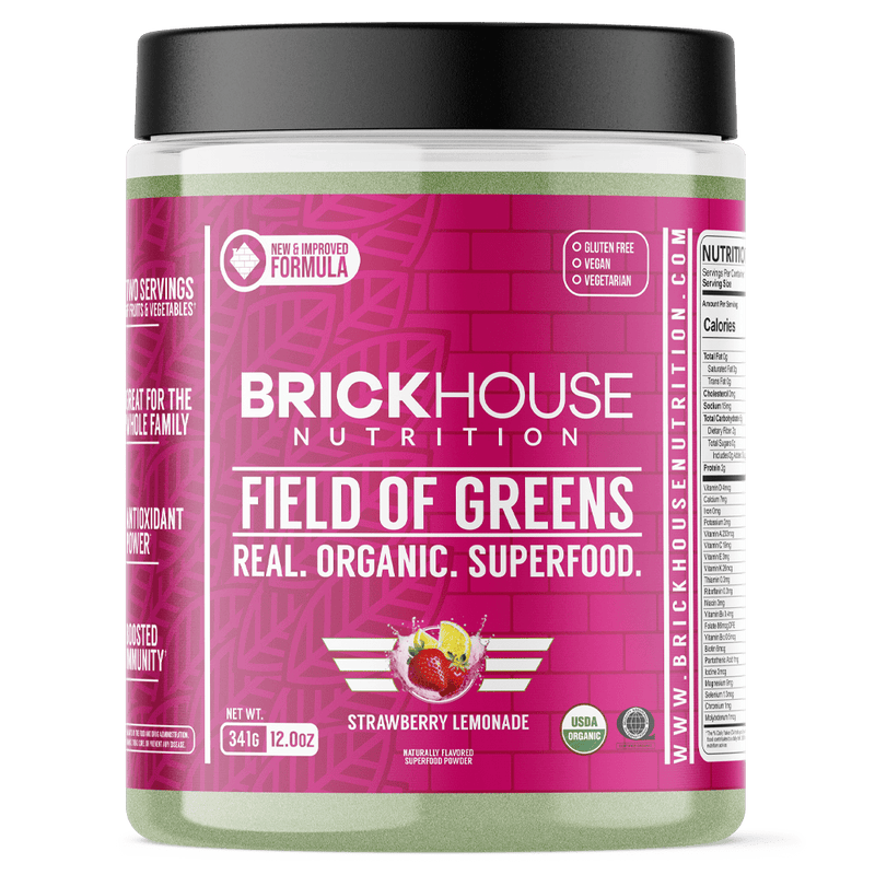 Field of Greens Strawberry Lemonade - BrickHouse Nutrition