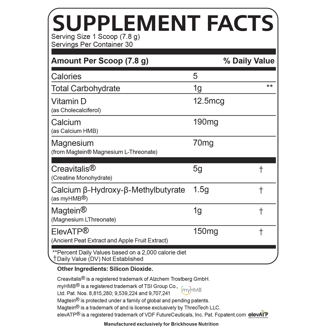 Creatone Nutrition Facts
