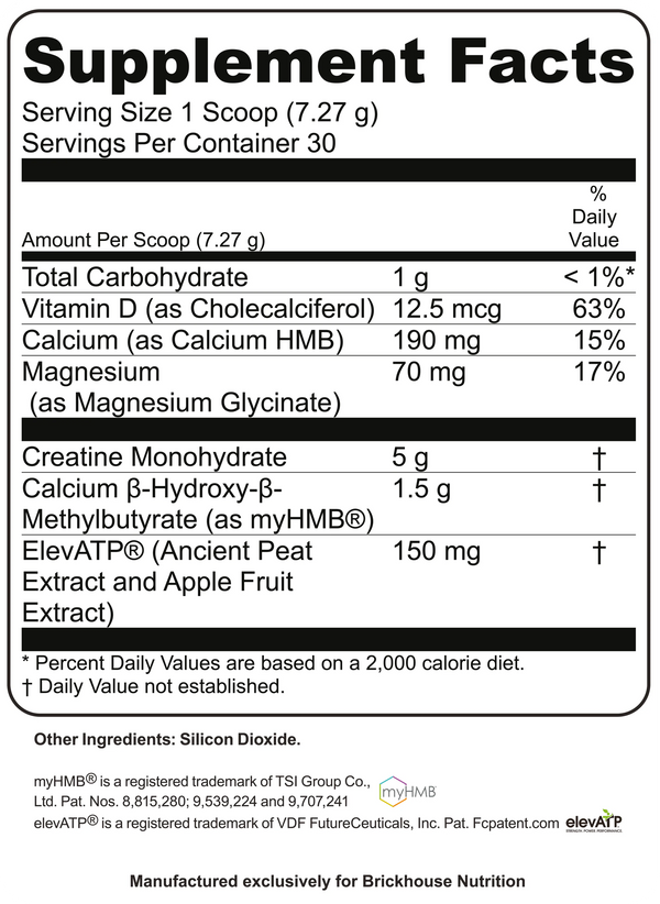 Creatone Nutrition Facts