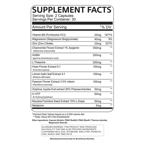 Creatone Nutrition Facts