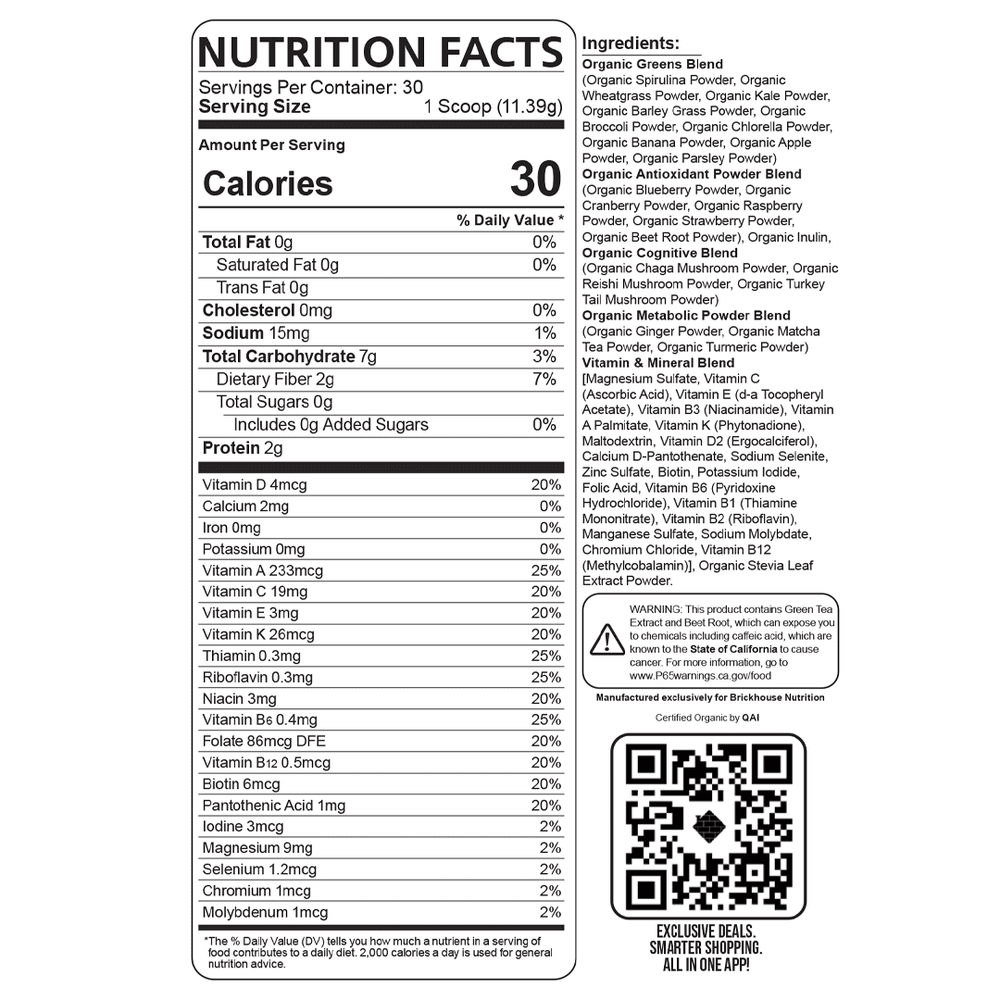 Insight Nutrition Facts