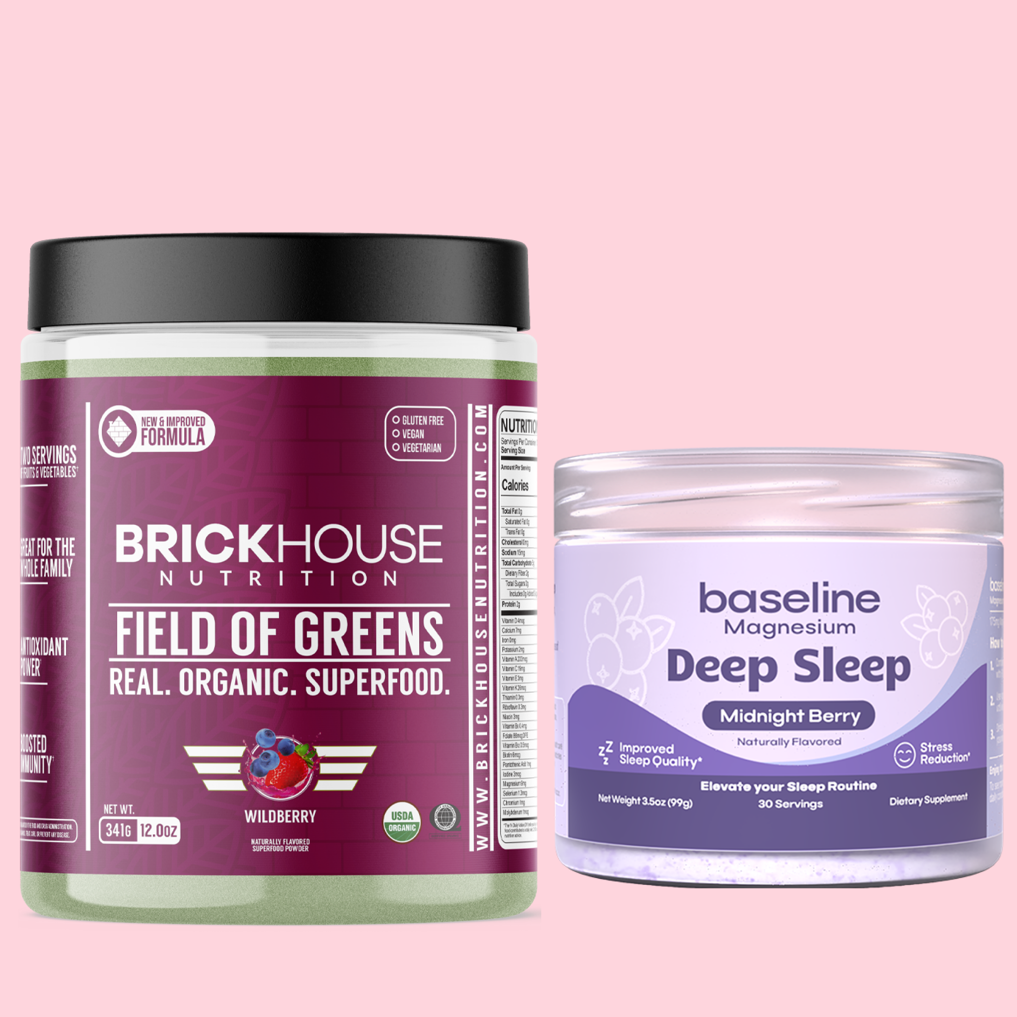 Bundle: Field of Greens + Magnesium Sleep Powder