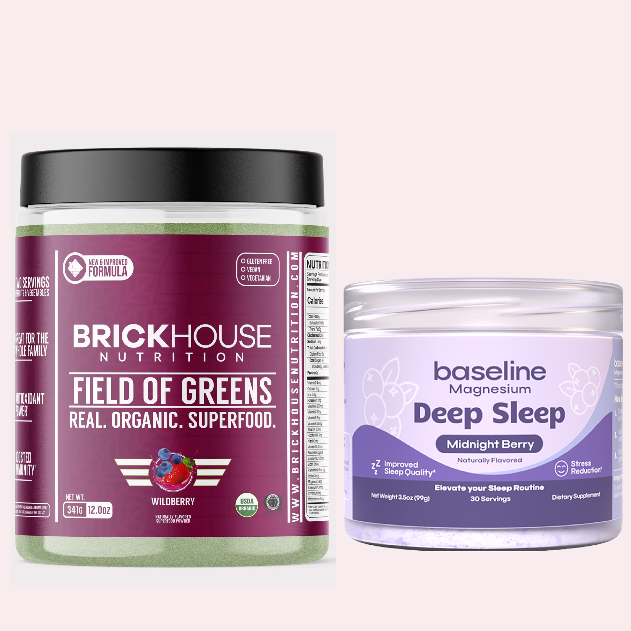 Bundle: Field of Greens + Magnesium Sleep Powder